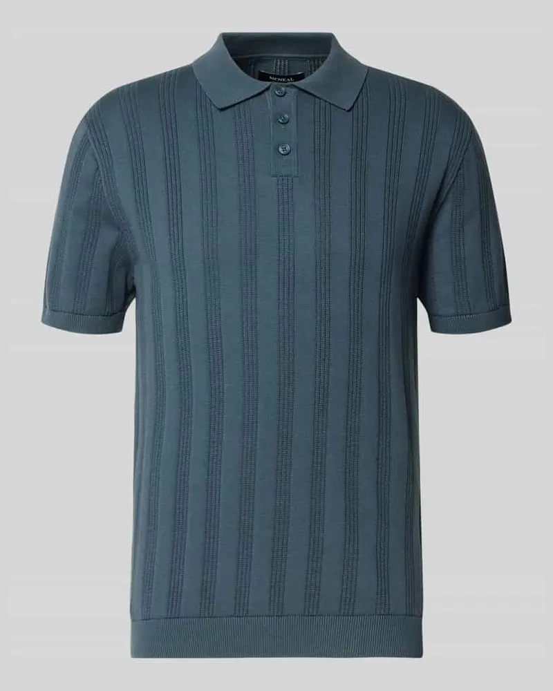 McNeal Regular Fit Poloshirt mit Strukturmuster 