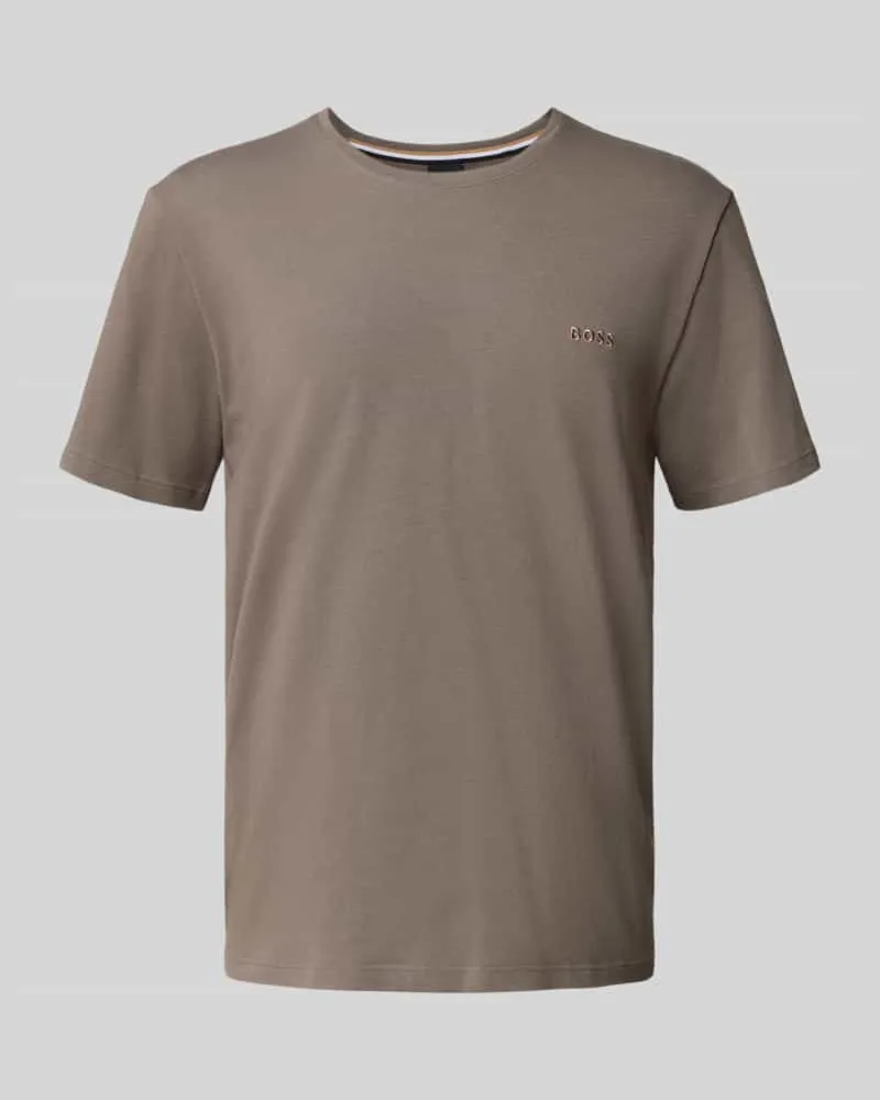 HUGO BOSS Regular Fit T-Shirt aus Baumwoll-Elasthan-Mix 