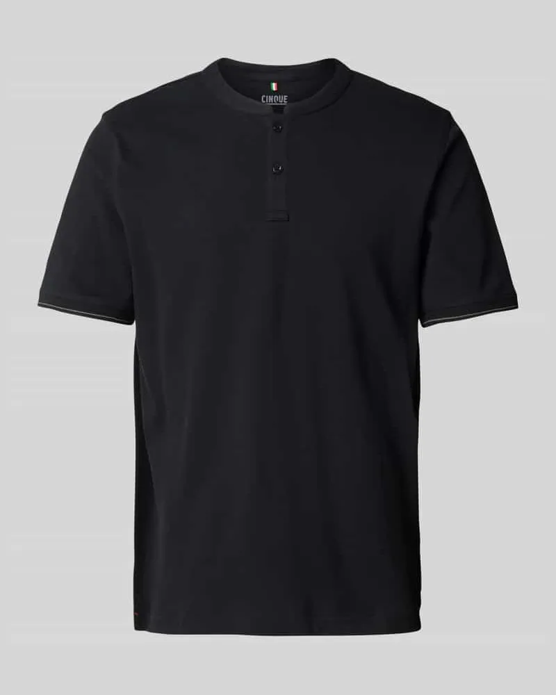 cinque Slim Fit Poloshirt mit Rundhalsausschnitt Modell 'LANO 