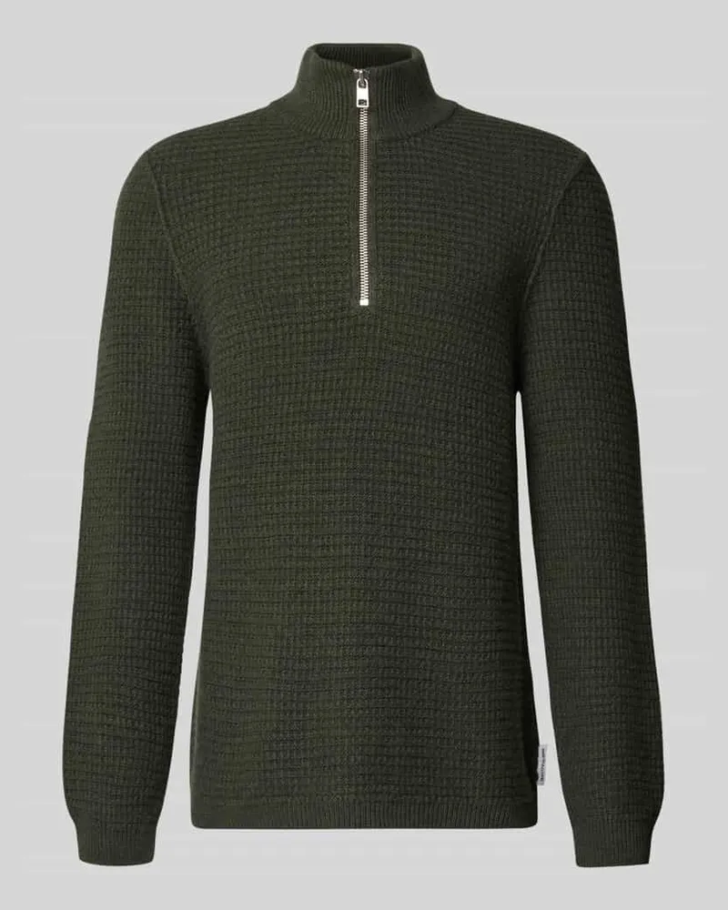 Marc O'Polo Regular Fit Troyer aus Baumwoll-Mix 