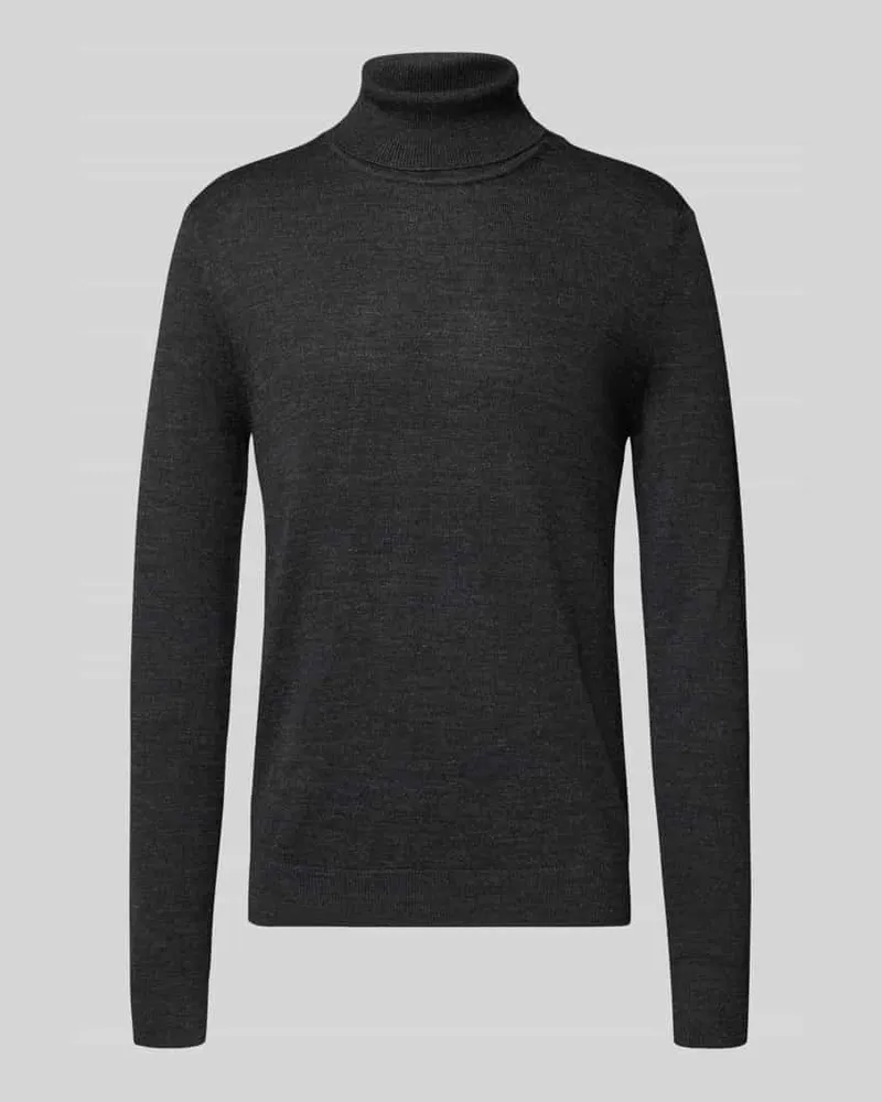 Christian Berg Wollpullover mit Rollkragen 