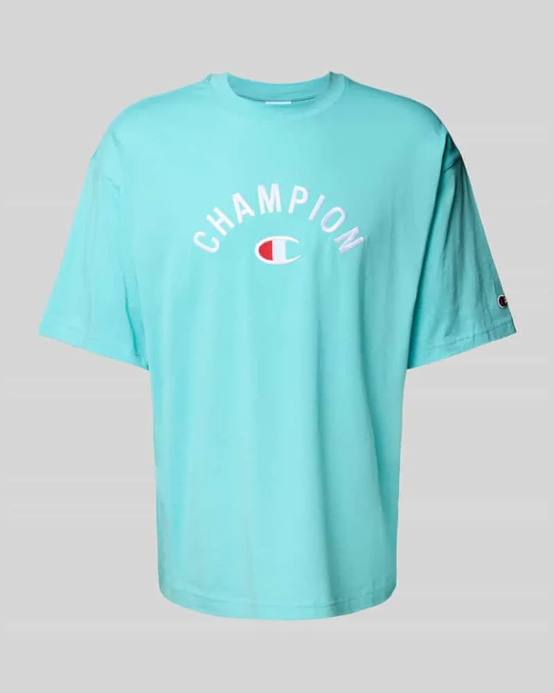Champion Relaxed Fit T-Shirt mit Label-Stitching 