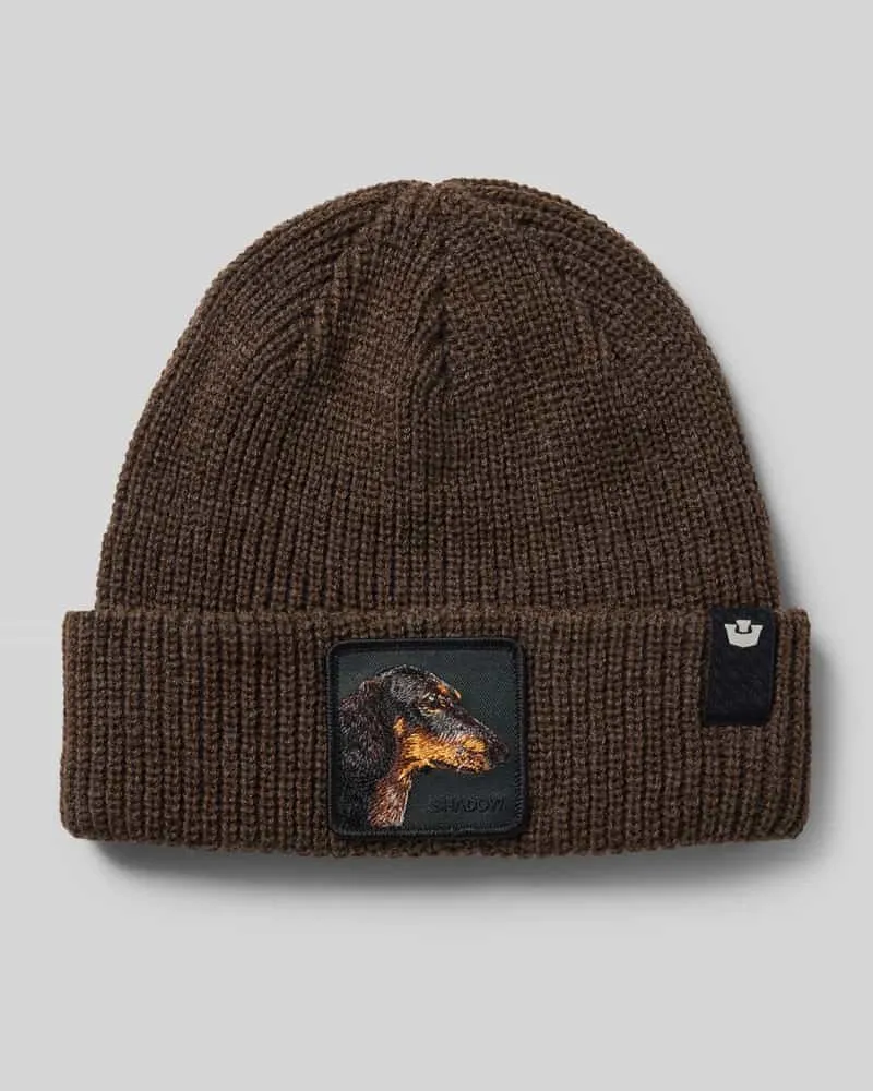 Goorin Bros. Beanie mit Motiv-Patch Modell 'THE SHADOW BEANIE 