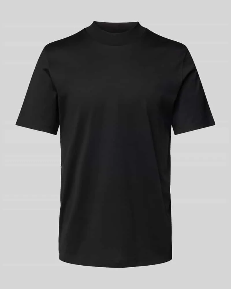 HUGO BOSS Slim Fit T-Shirt aus reiner Baumwolle Modell 'DIMERSOM Black