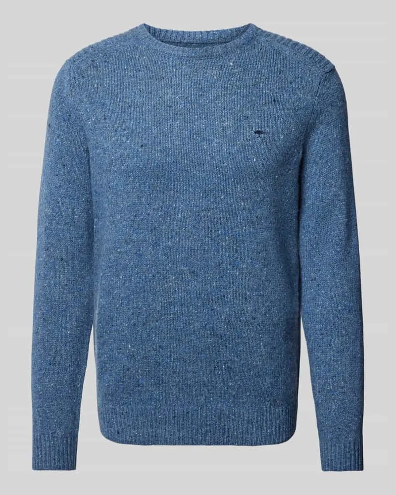 Fynch-Hatton Strickpullover aus Woll-Mix mit Rundhalsausschnitt 