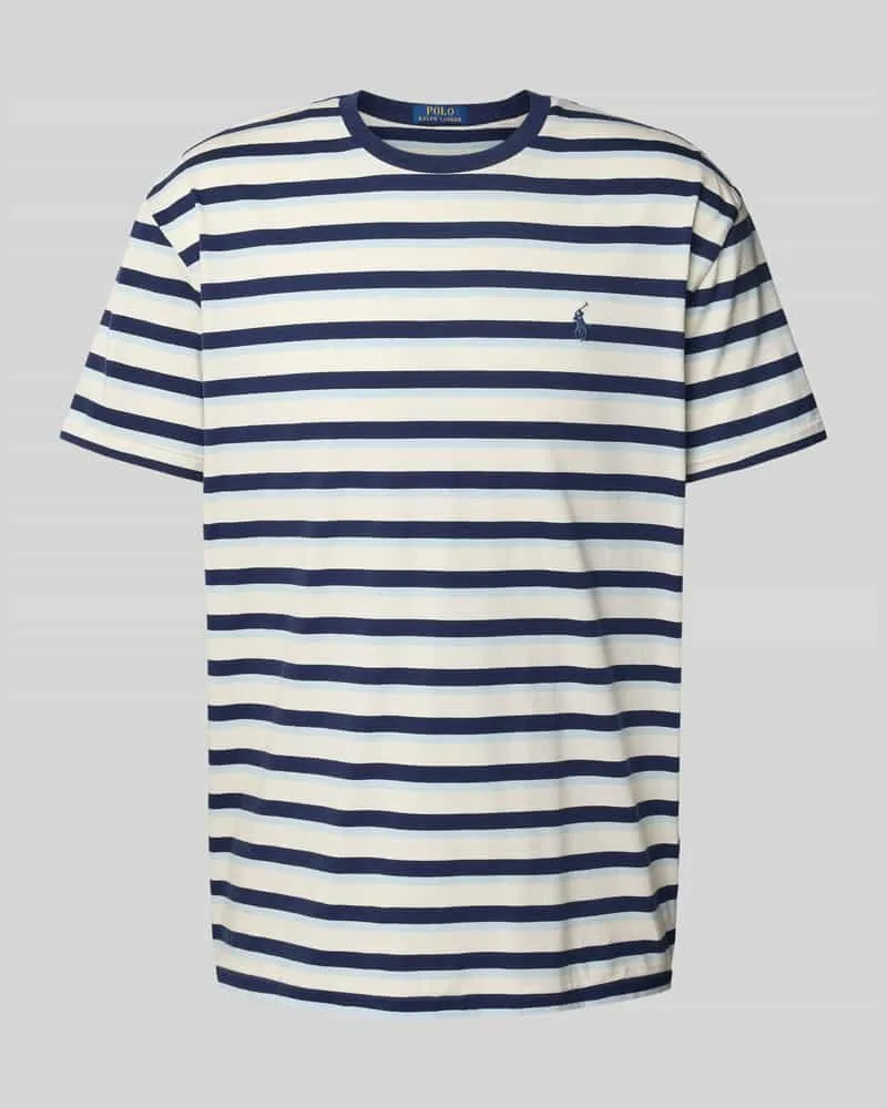 Ralph Lauren T-Shirt mit Logo-Stitching Marine