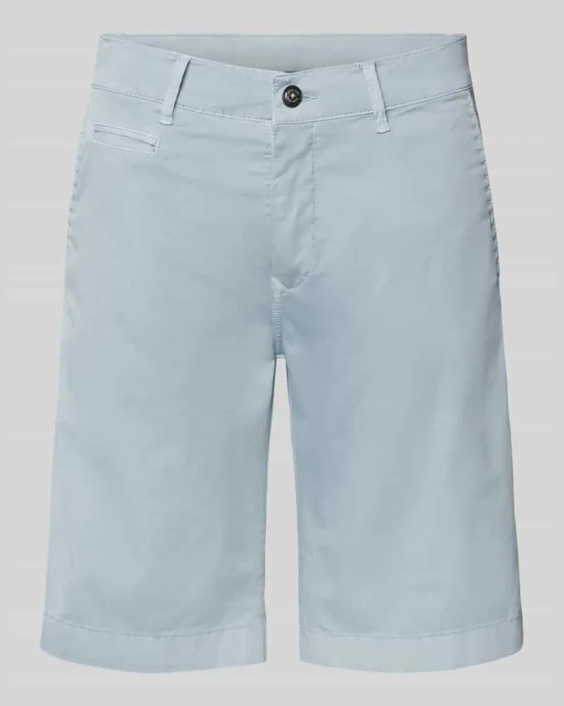 Pierre Cardin Regular Fit Shorts mit Gesäßtaschen Modell 'Strasbourg Hellblau