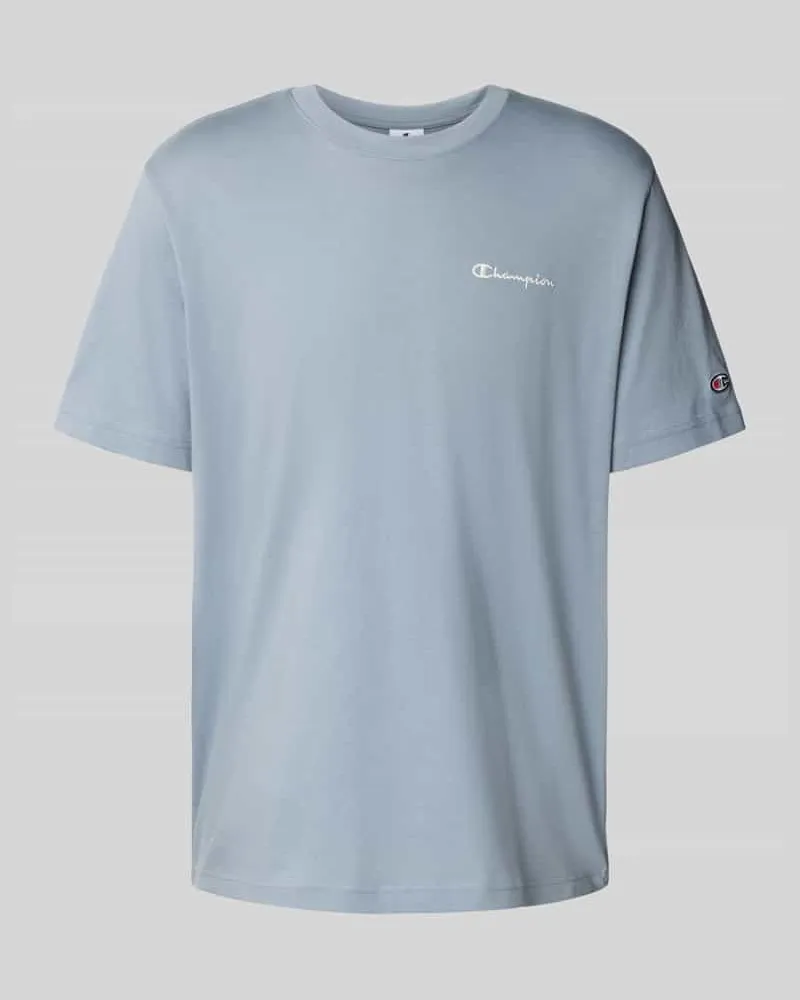 Champion T-Shirt mit Logo-Stitchings und Rundhalsausschnitt 