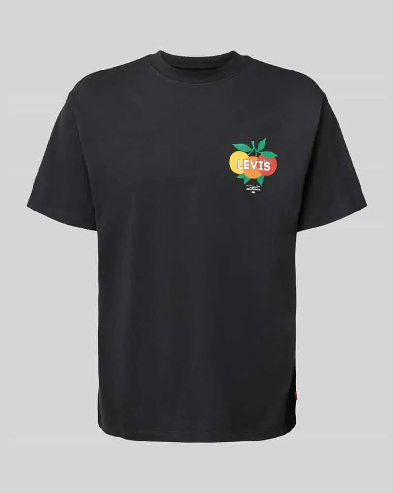 Levi's T-Shirt mit Motiv- und Label-Print 