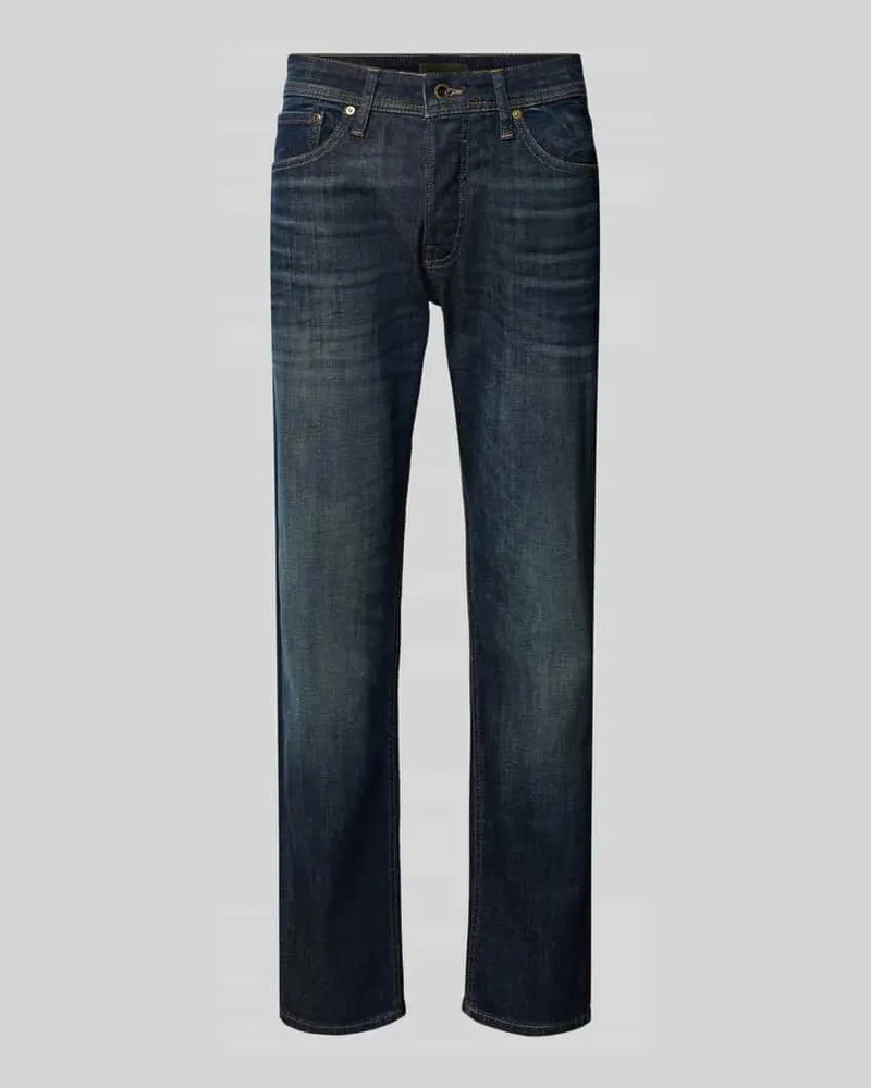 Jack & Jones Tapered Fit Jeans mit Eingrifftaschen Modell 'MIKE 