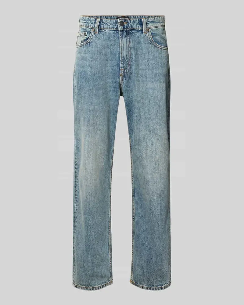 Jack & Jones Straight Fit Jeans mit Woll-Anteil Modell 'Classic Hellblau