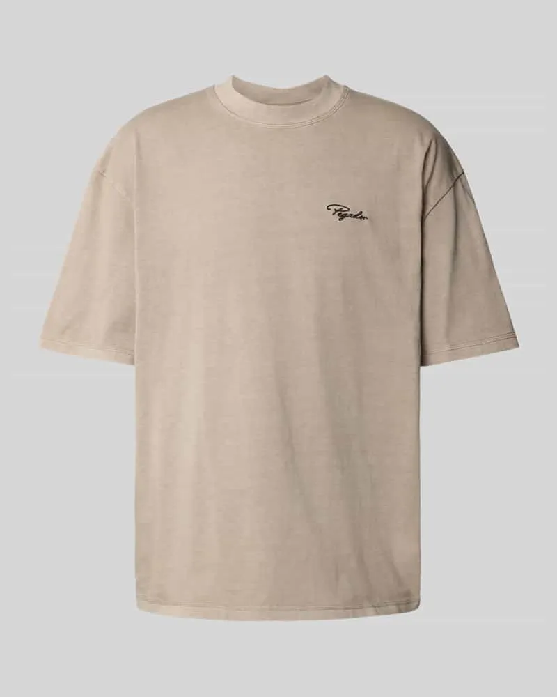 PEGADOR Oversized T-Shirt mit Label-Stitching Modell 'Signar 