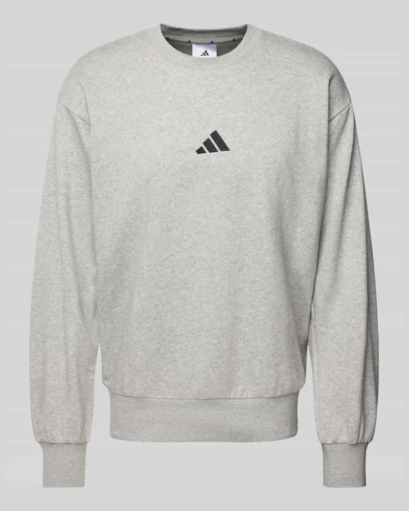 adidas Sweatshirt mit Label-Stitching 