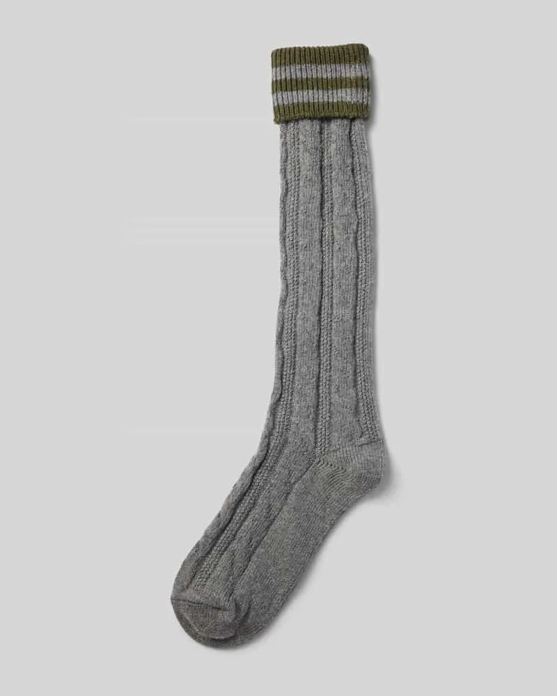 Camano Socken mit Zopfmuster Modell 'COSY WIESN 