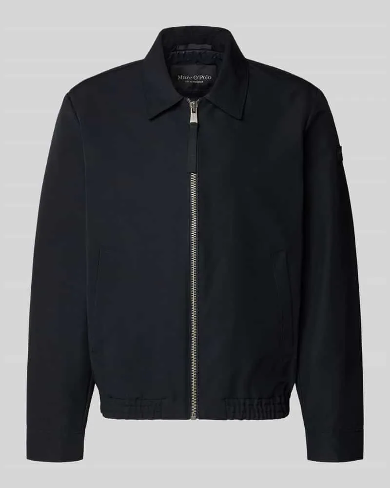 Marc O'Polo Regular Fit Blouson mit elastischem Bund Dunkelblau