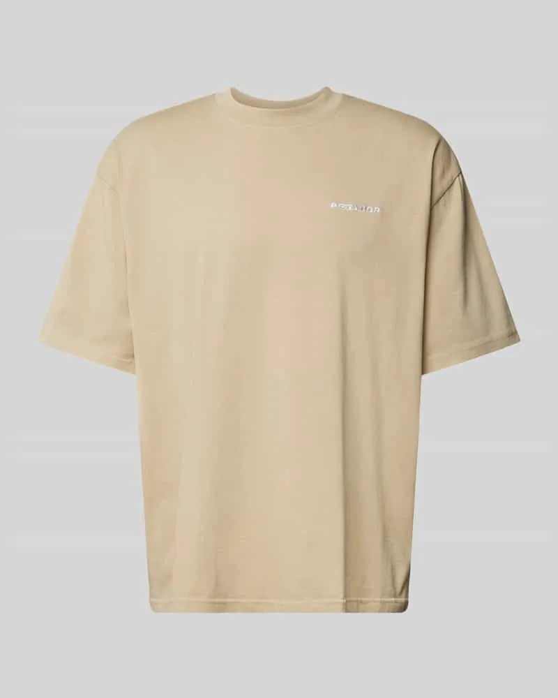 PEGADOR Oversized T-Shirt mit Label-Stitching 