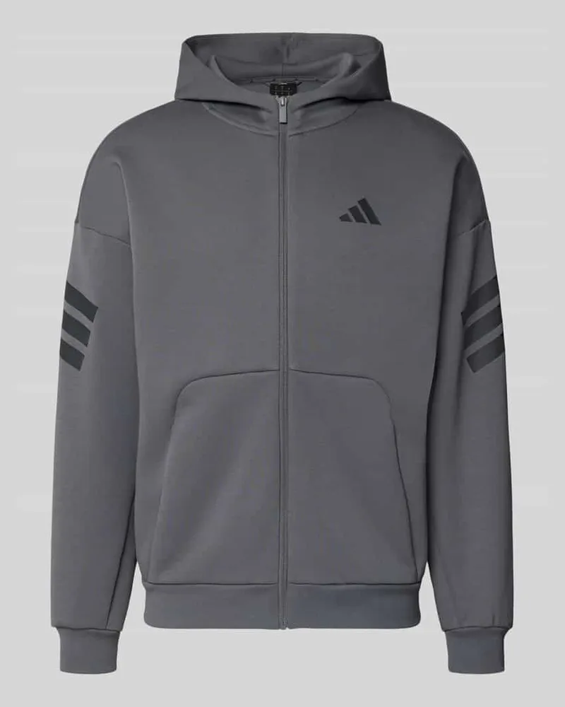 adidas Sweatjacke mit Kapuze Anthrazit