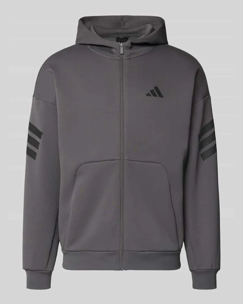 adidas Sweatjacke mit Kapuze Anthrazit