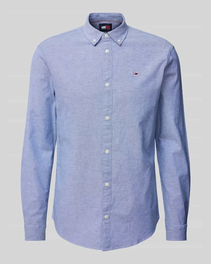 Tommy Hilfiger Slim Fit Freizeithemd mit Knopfleiste 
