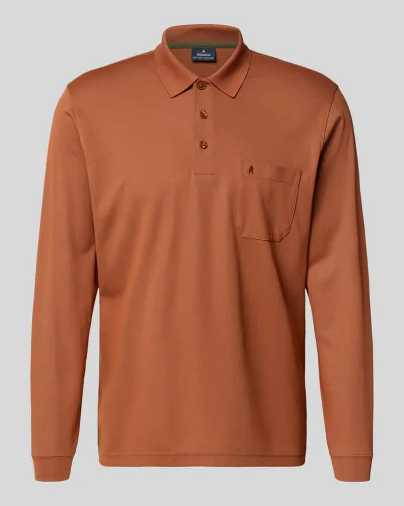 Ragman Regular Fit Poloshirt mit Brusttasche 