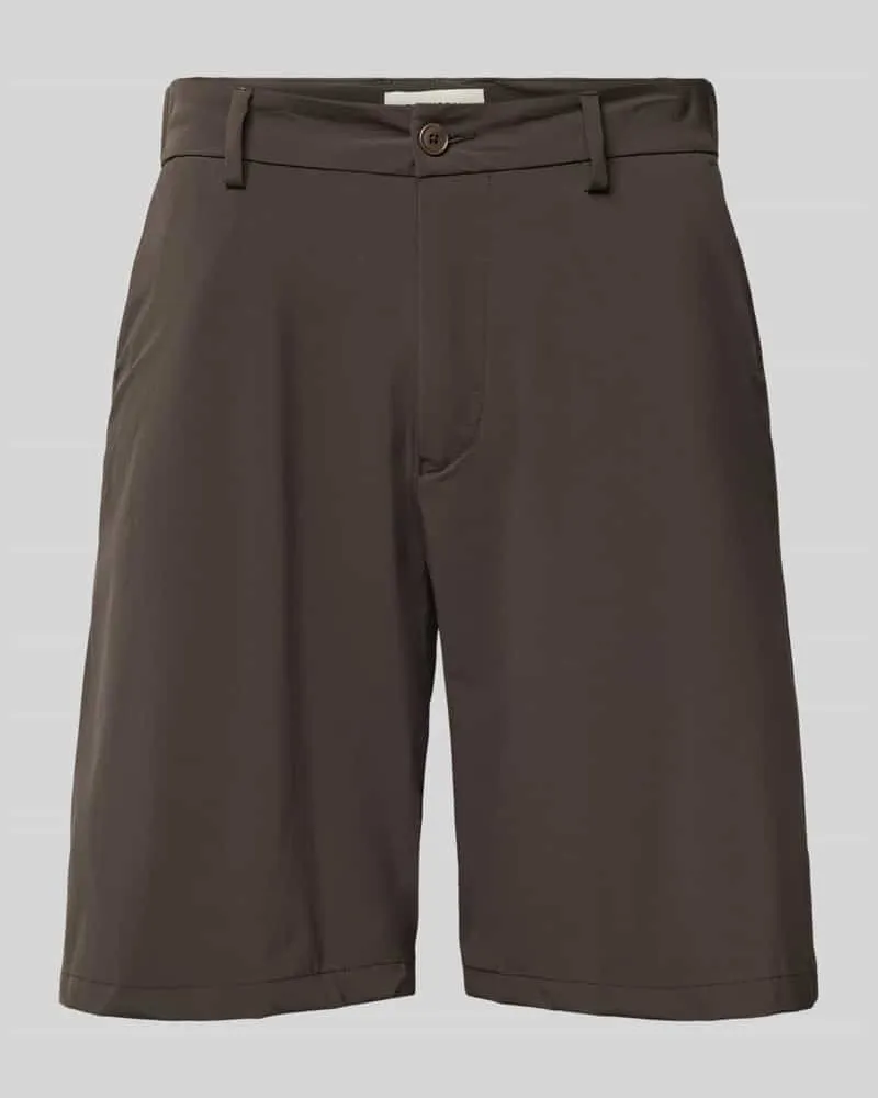 Drykorn Shorts mit Gesäßtaschen Modell 'Yasan Dunkelbraun