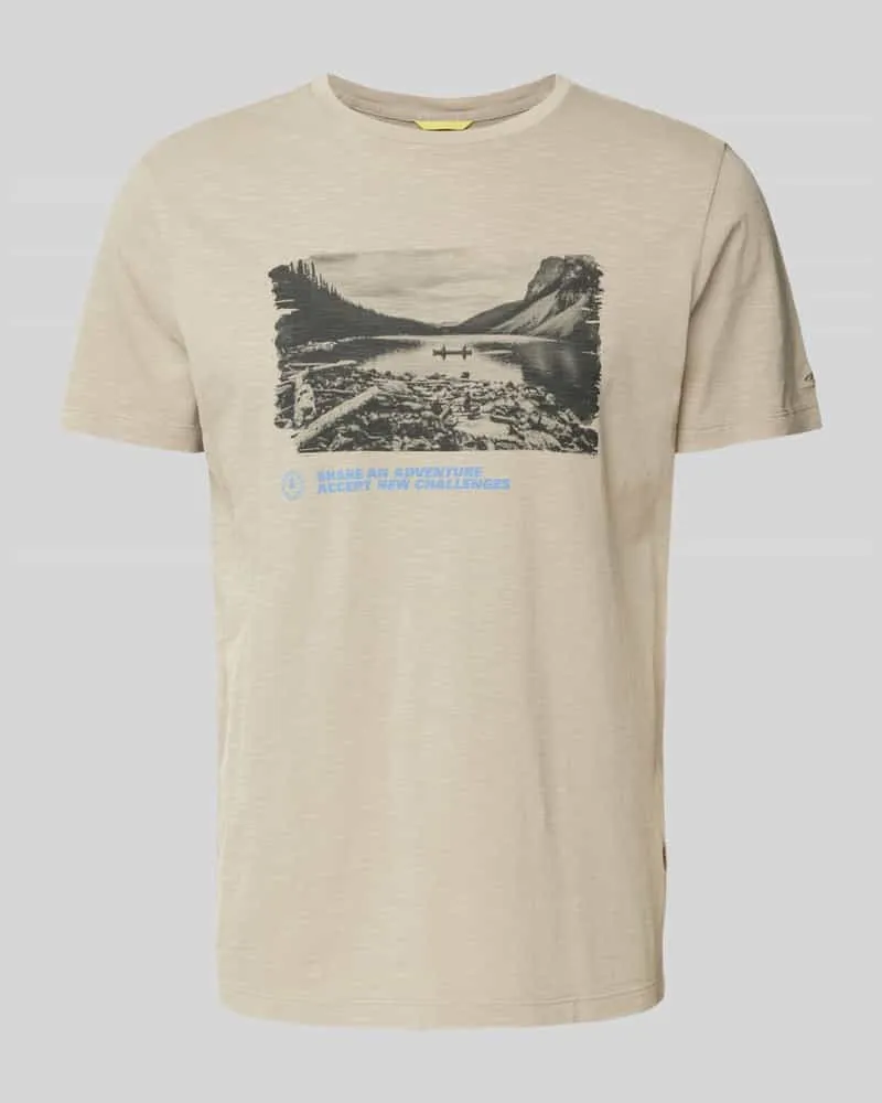 Camel Active T-Shirt mit Label-Print 