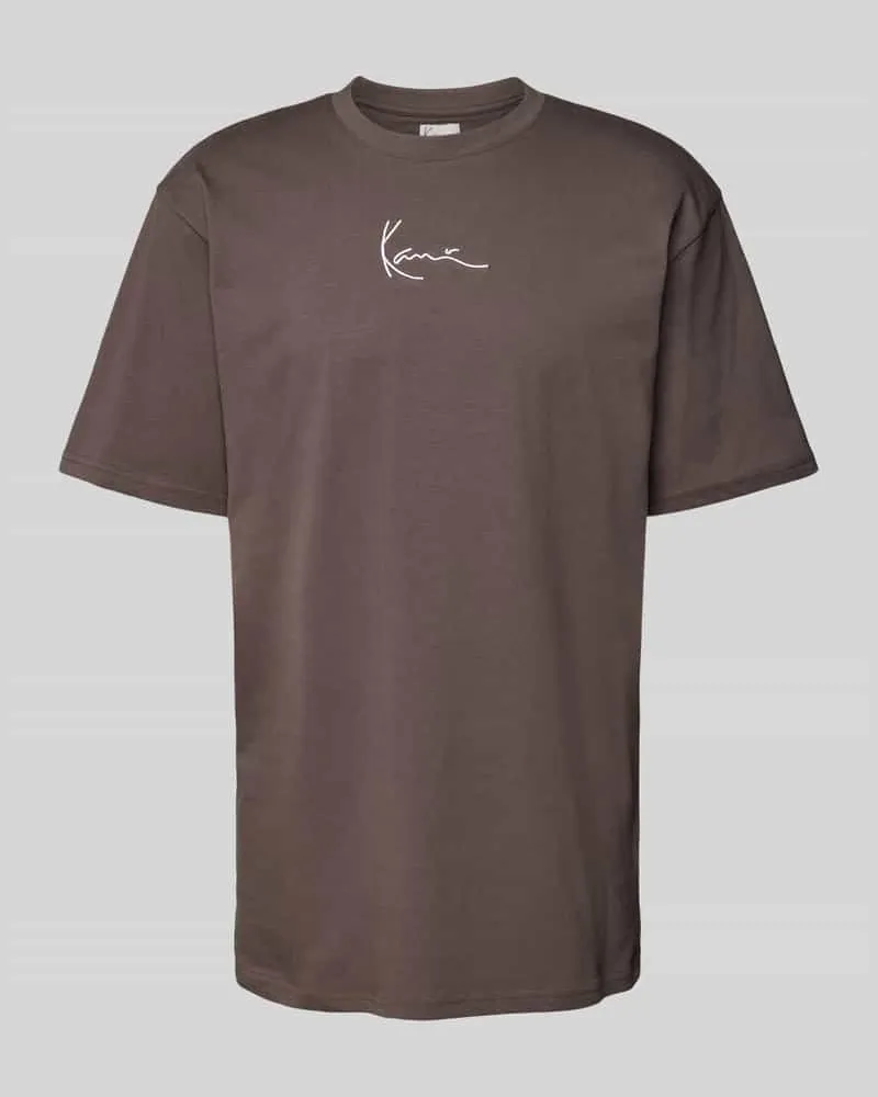 Karl Kani T-Shirt mit Label-Stitching 