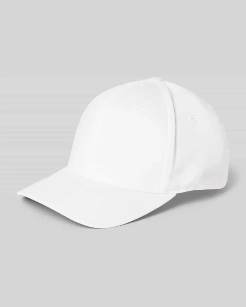 Flexfit Cap mit verstärkter Schirm Modell 'Wooly Combed Weiss