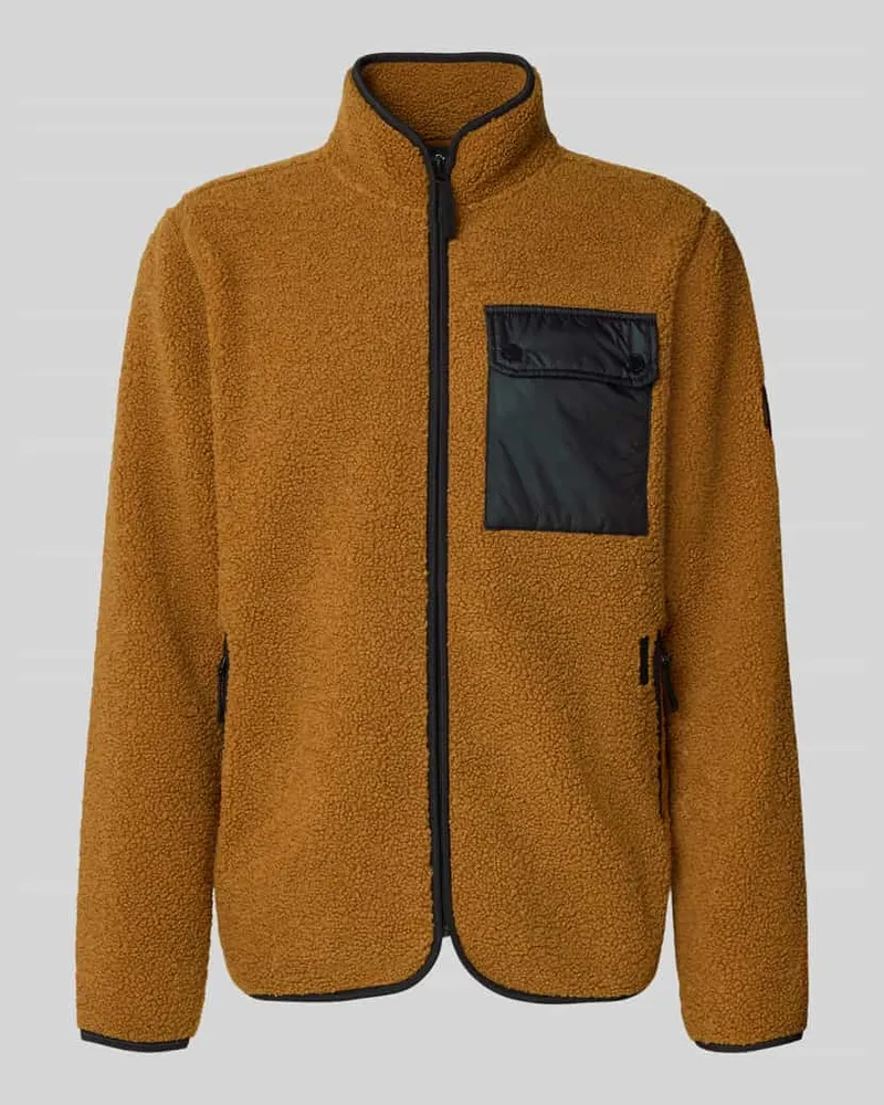 Didriksons 1913 Regular Fit Jacke mit Stehkragen Modell 'Peter Senf