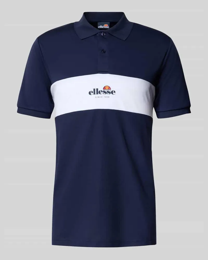 Ellesse Slim Fit Poloshirt mit Label-Print Modell 'MACKENNA 