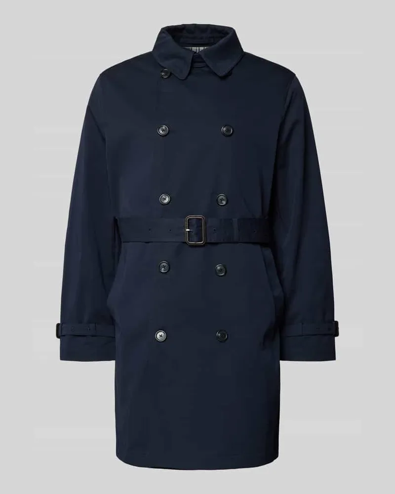Gant Trenchcoat aus Baumwoll-Mix Marine
