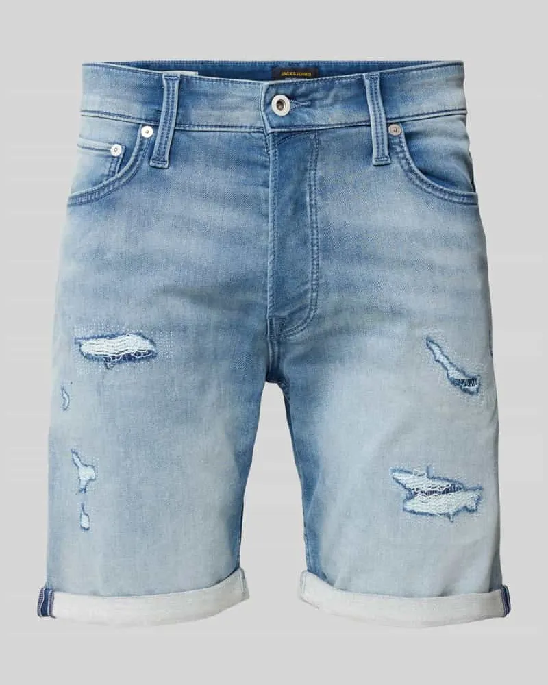 Jack & Jones Jeansshorts mit 5-Pocket-Design Modell 'RICK 