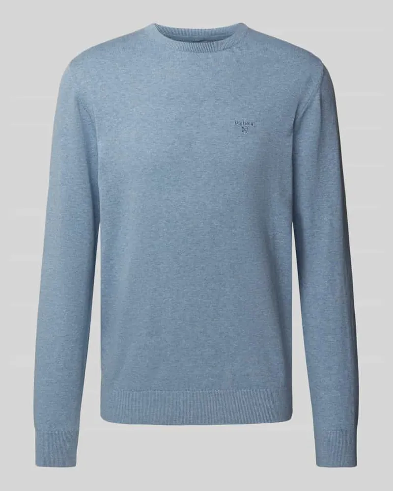 Barbour Strickpullover mit gerippten Abschlüssen 