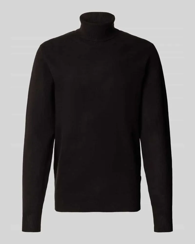 Casual Friday Strickpullover mit Rollkragen Modell 'HEINE Black