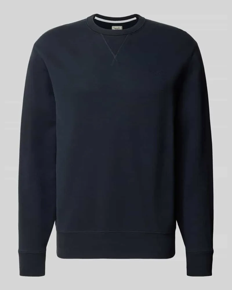 Superdry. Sweatshirt aus Baumwoll-Mix Marine