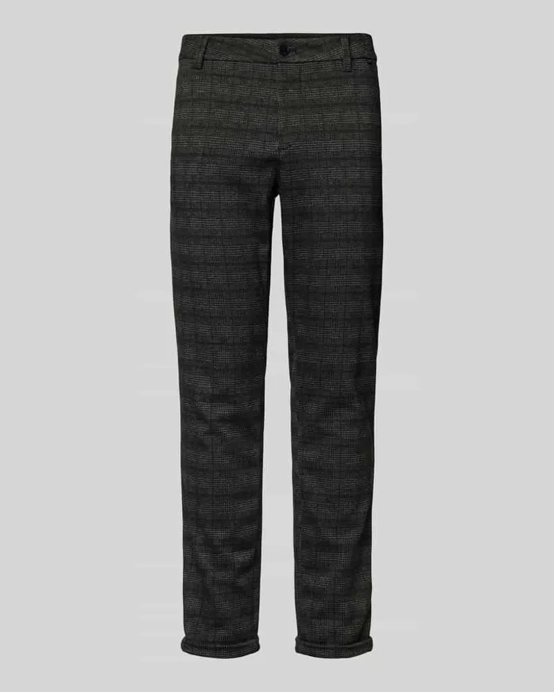 Tom Tailor Slim Fit Chino aus Jersey mit fixierten, gekrempelten Beinabschlüssen 