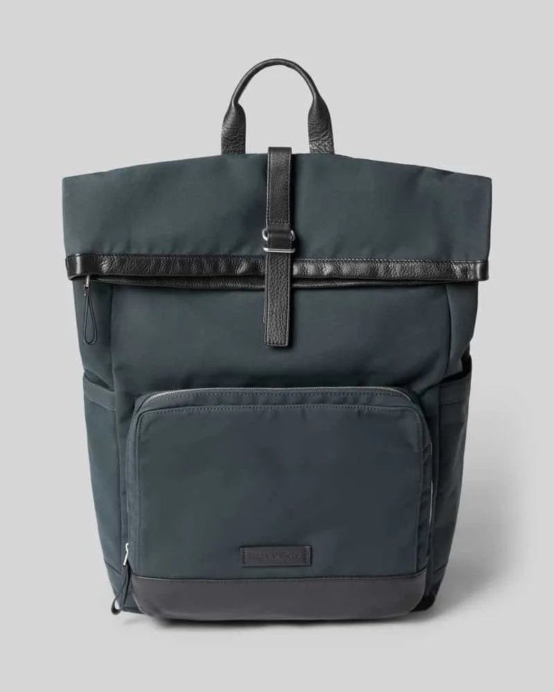 Marc O'Polo Rucksack mit Rolltop und Laptopfach Dunkelgrau