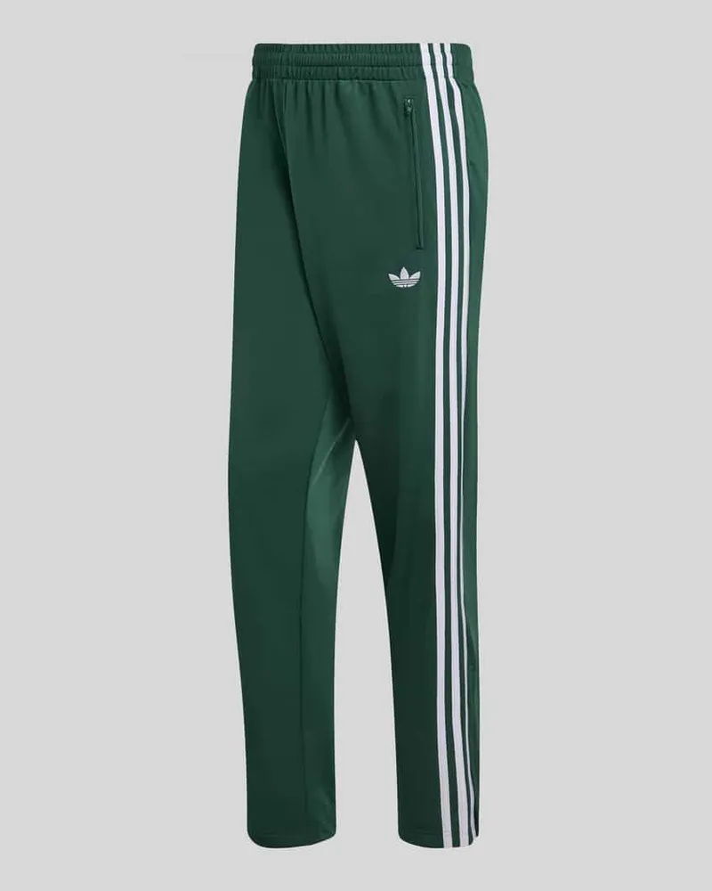 adidas Regular Fit Sweathose mit Logo-Stitching Dunkelgruen