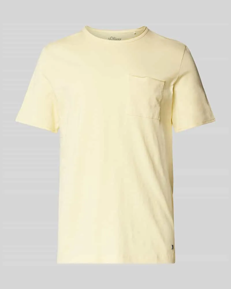 S.Oliver Regular Fit T-Shirt aus reiner Baumwolle 