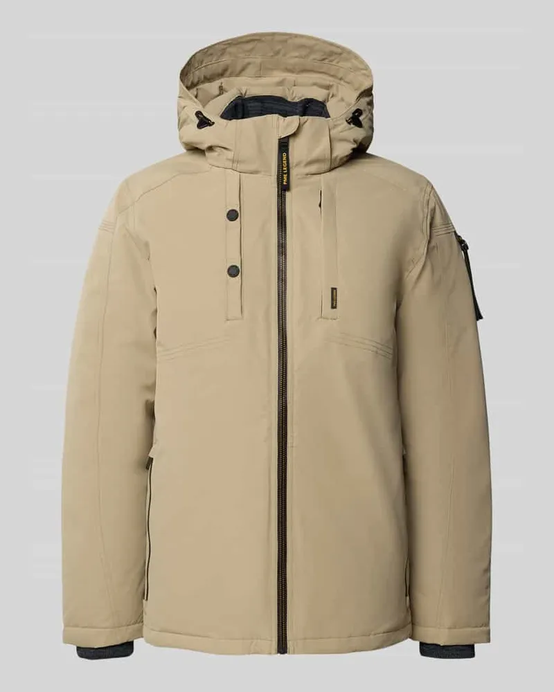 PME Legend Parka mit Kapuze Beige