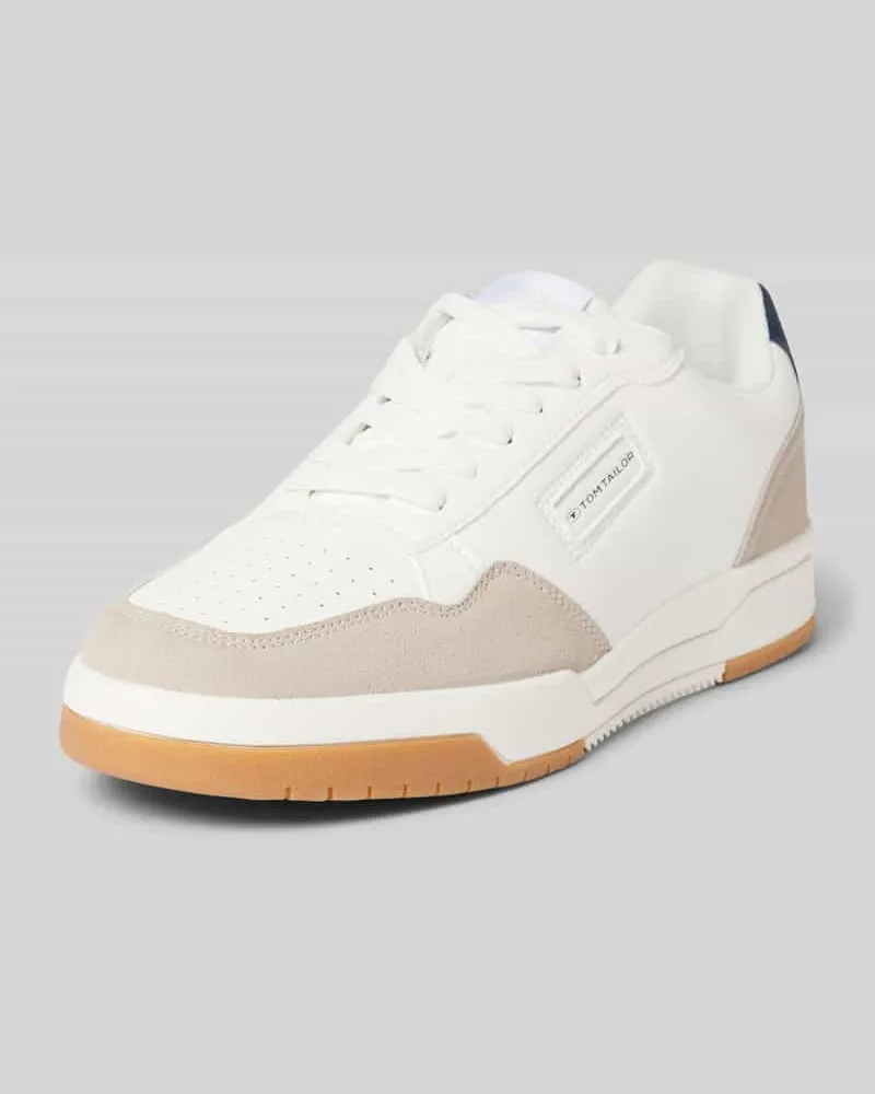 Tom Tailor Low Top Sneaker aus hochwertigem Kunstleder mit Color Blocking 