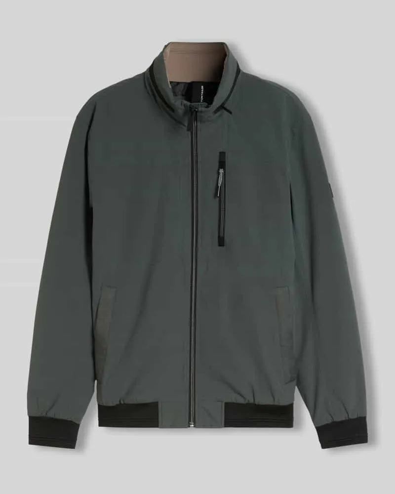Tom Tailor Regular Fit Blouson aus wasserdichtem Stoff Oliv