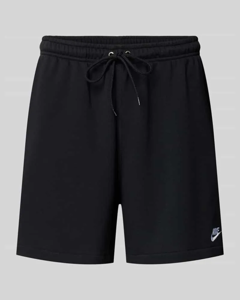 Nike Shorts mit Label-Stitching und elastischem Bund Black