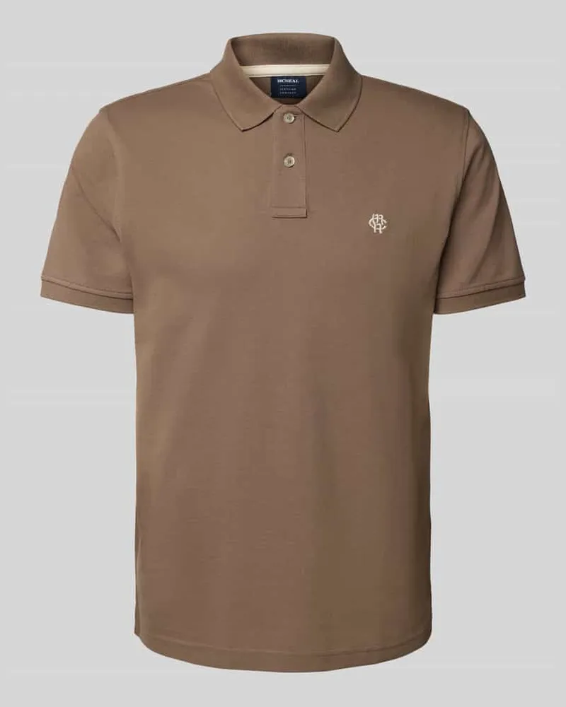McNeal Poloshirt mit Label-Stitching 