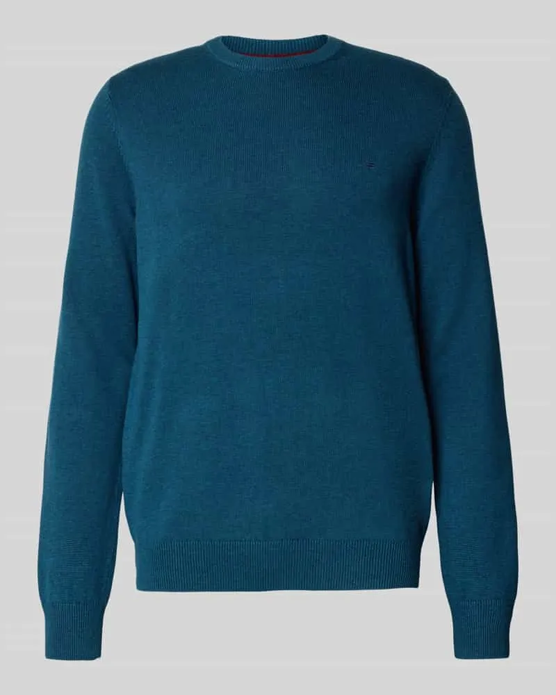 Christian Berg Strickpullover mit gerippten Abschlüssen 