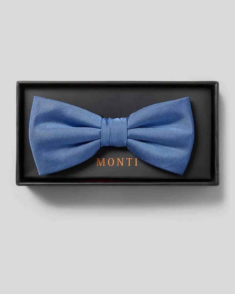 Monti Fliege aus reiner Seide Blau