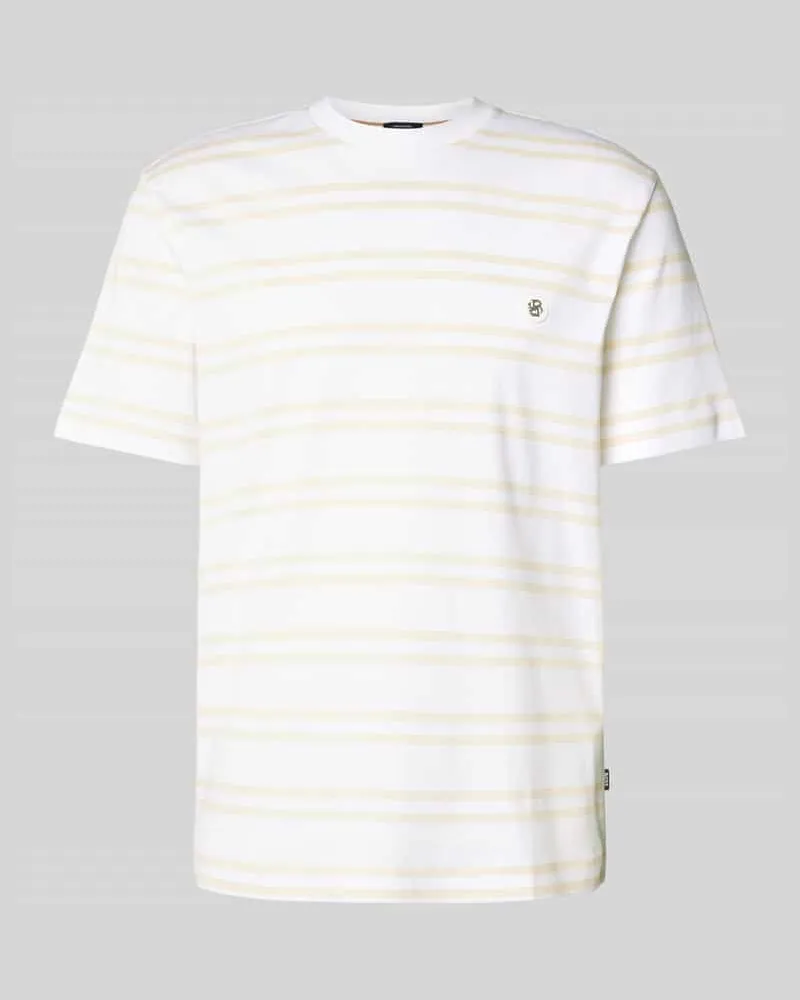 HUGO BOSS T-Shirt mit Label-Detail Modell 'Taut 