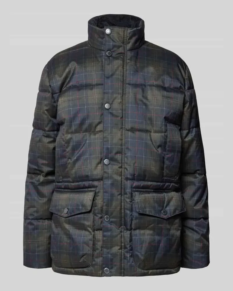 Barbour Steppjacke mit Pattentaschen Marine