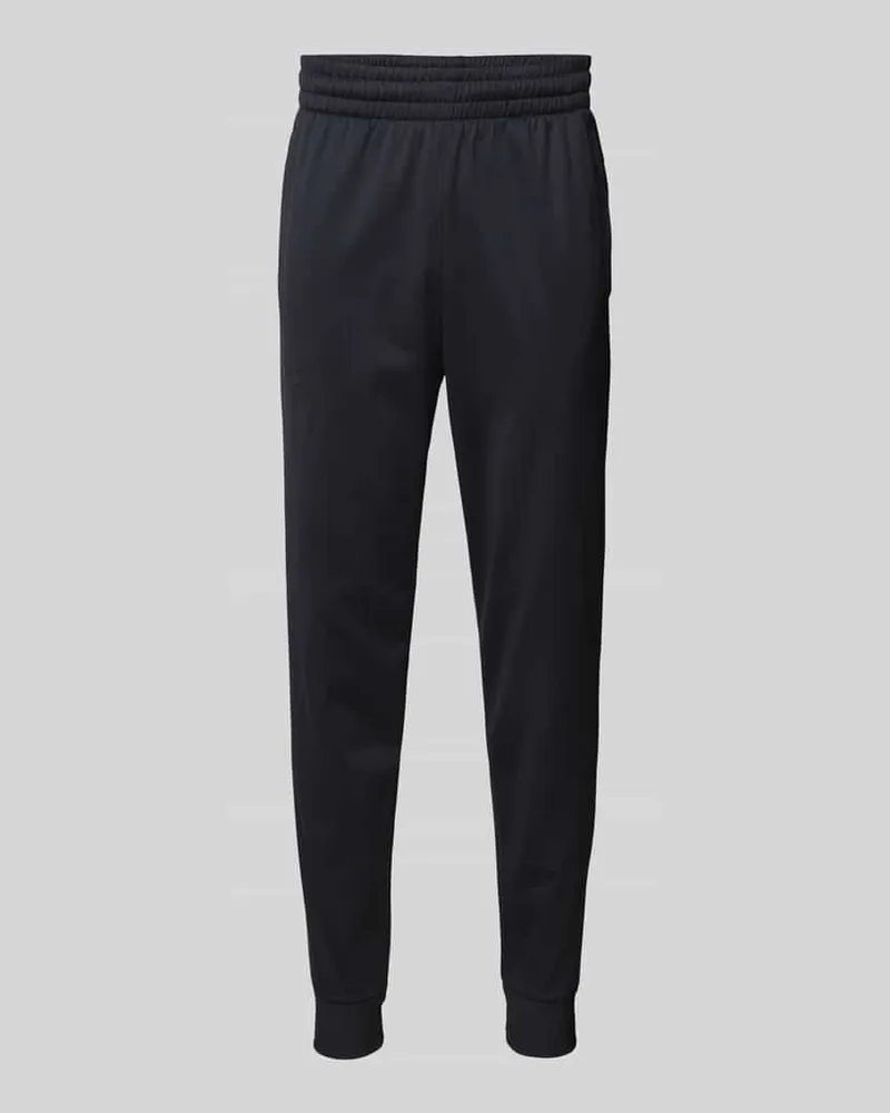 Under Armour Slim Fit Sweatpants mit Logo-Print Black