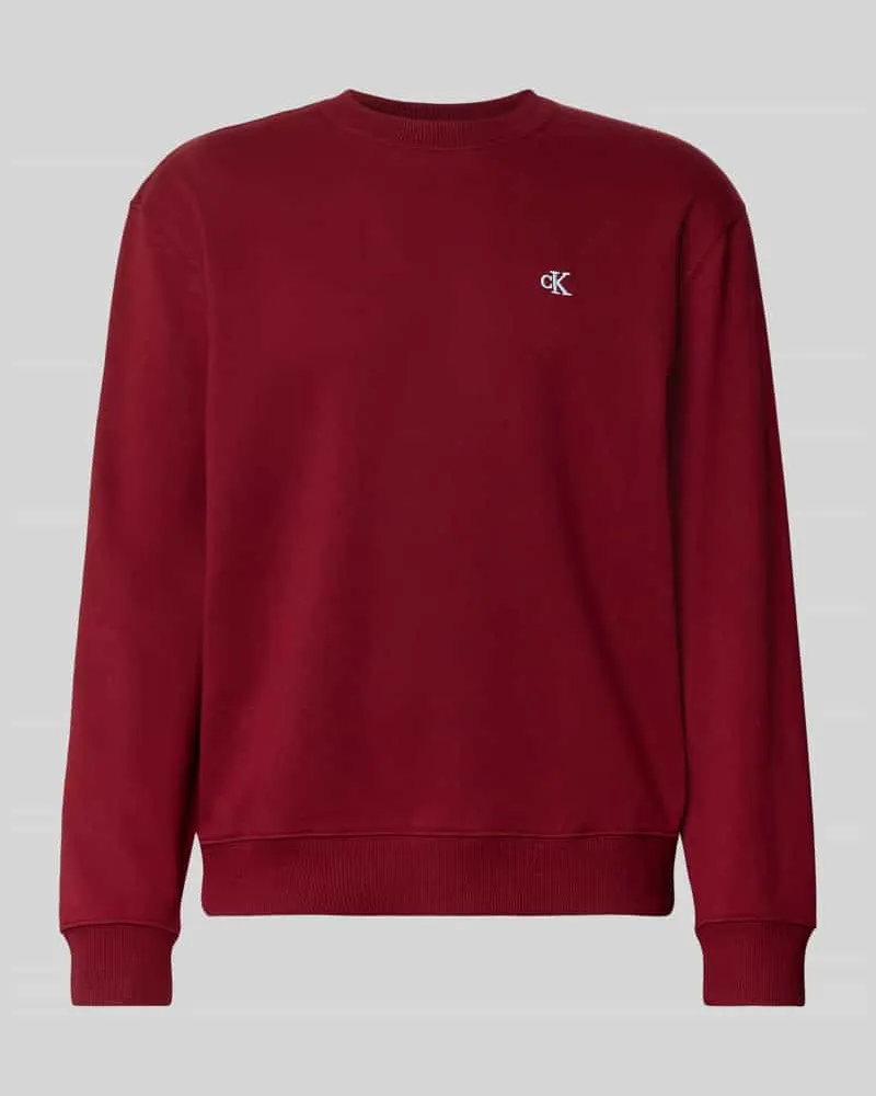Calvin Klein Sweatshirt mit Label-Stitching 
